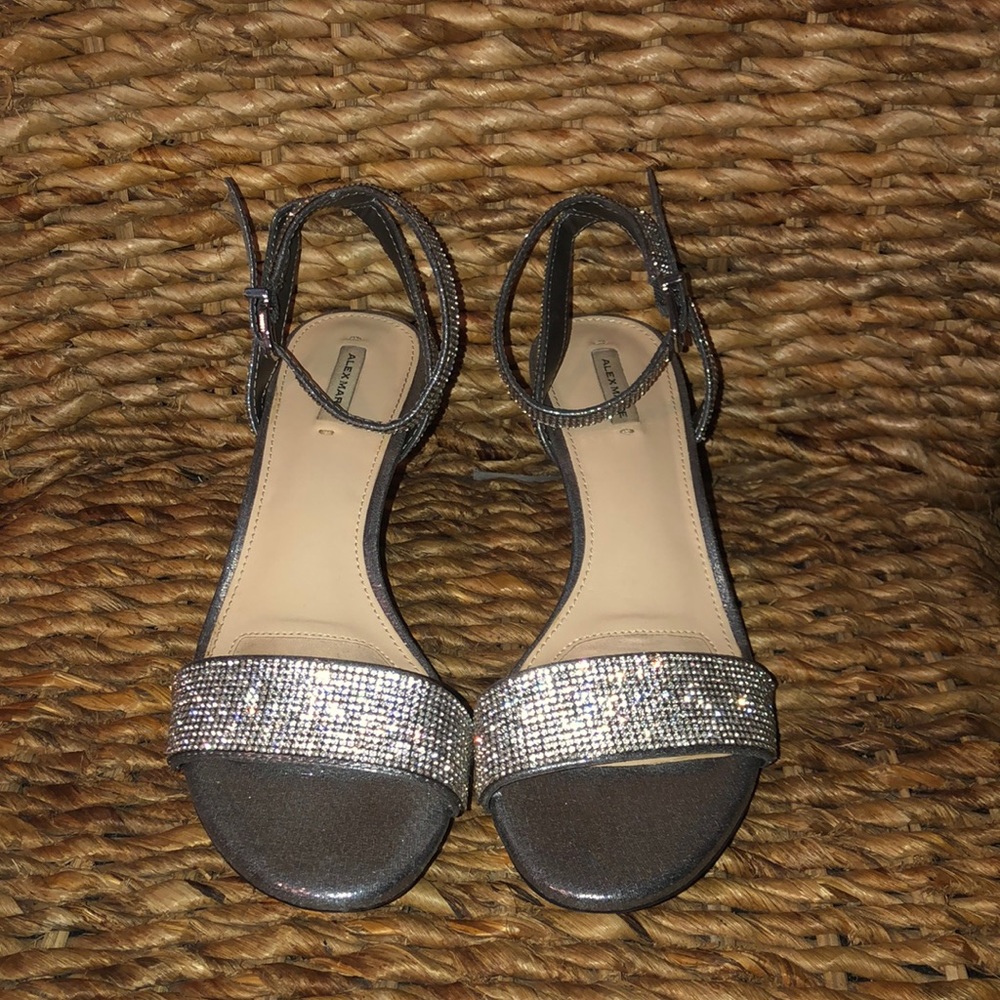 Gray Rhinestone heels - Picture 3 of 5